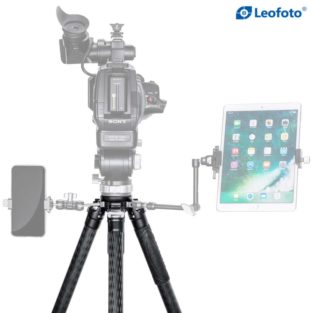 Leofoto LVM-324C Tripod opstelling met statief, transporttas en accessoiresoverzicht