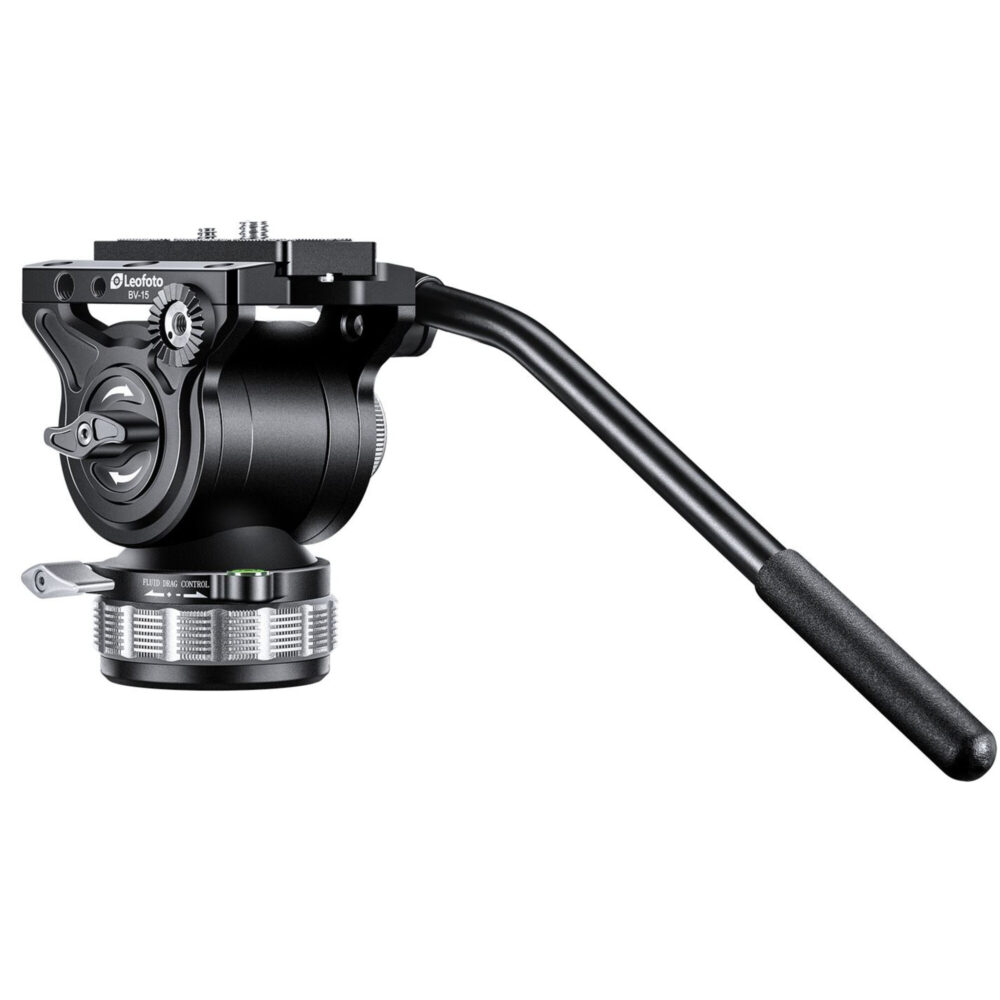 Leofoto LVM-324C Tripod opstelling met videocamera op statief voor video-opnames