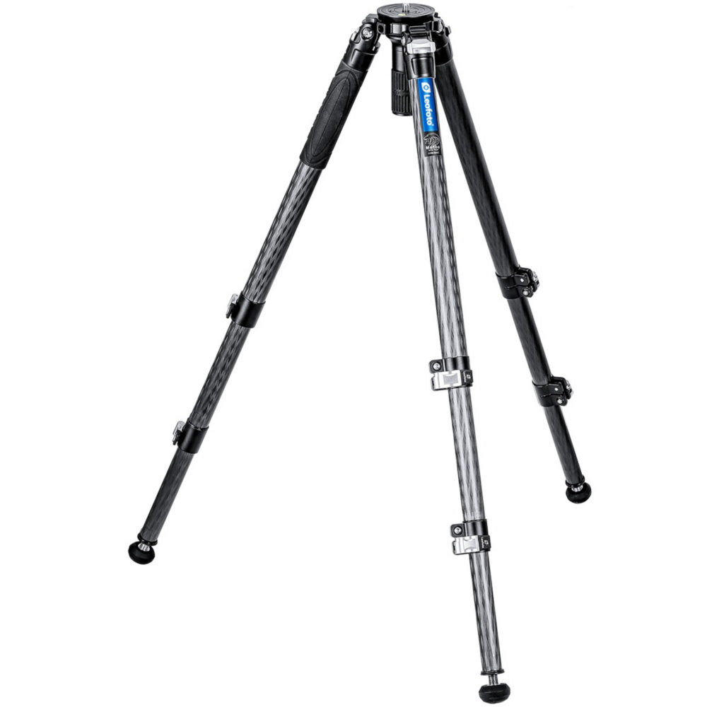 Leofoto LVM-323C Tripod uitgeklapt statief in volledige werkhoogte