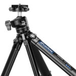 Leofoto AZ-235C Tripod middensluis horizontaal ingesteld voor creatieve opnamehoeken
