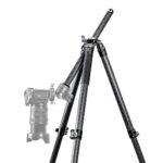 Leofoto LV-284C Tripod uitgeklapt statief in zijaanzicht met variabele beenhoek