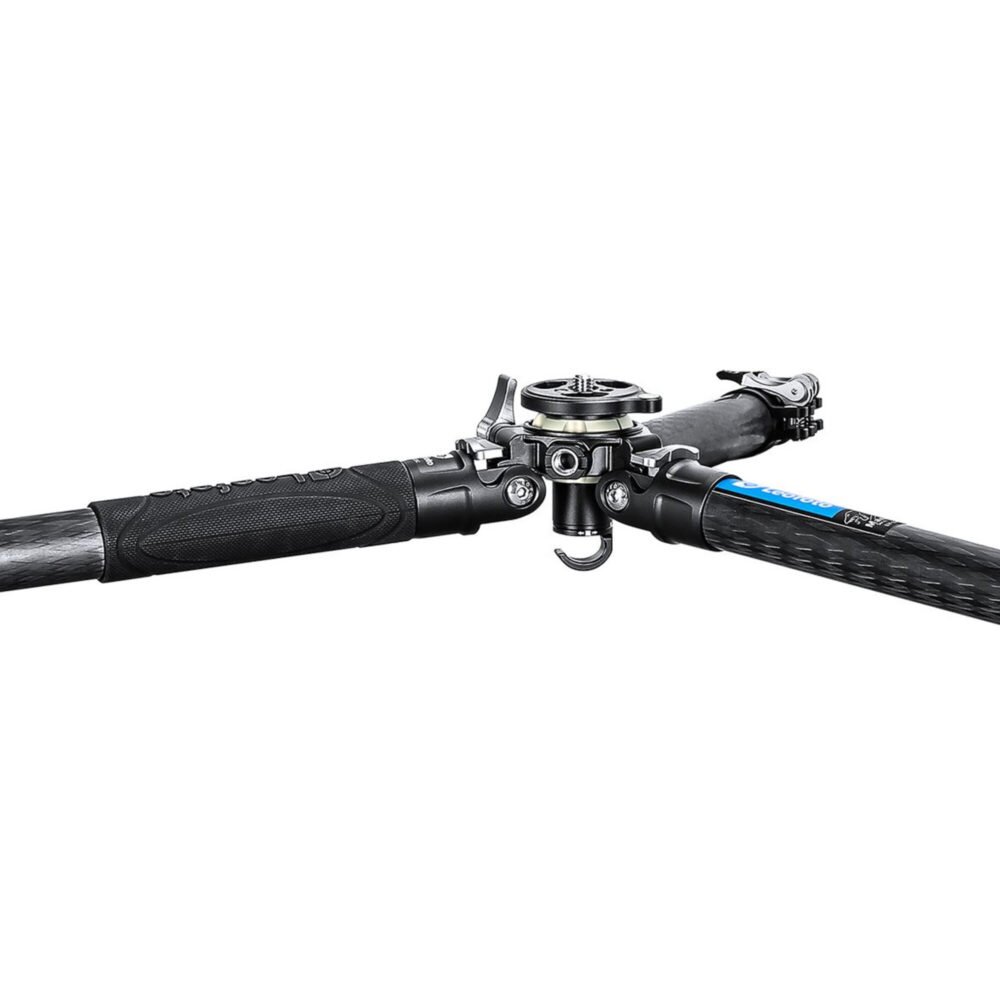 Leofoto LV-284C Tripod lage stand met wijd gespreide poten voor stabiele opstelling