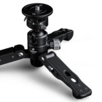 Leofoto MV-324C Monopod close-up van VD-03 kantelvoet met mini-tripod poten en klemknop