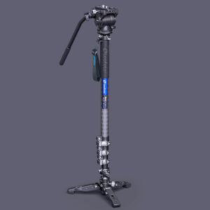 Leofoto MV-324CL Monopod volledig opgesteld als eenbeinstatief