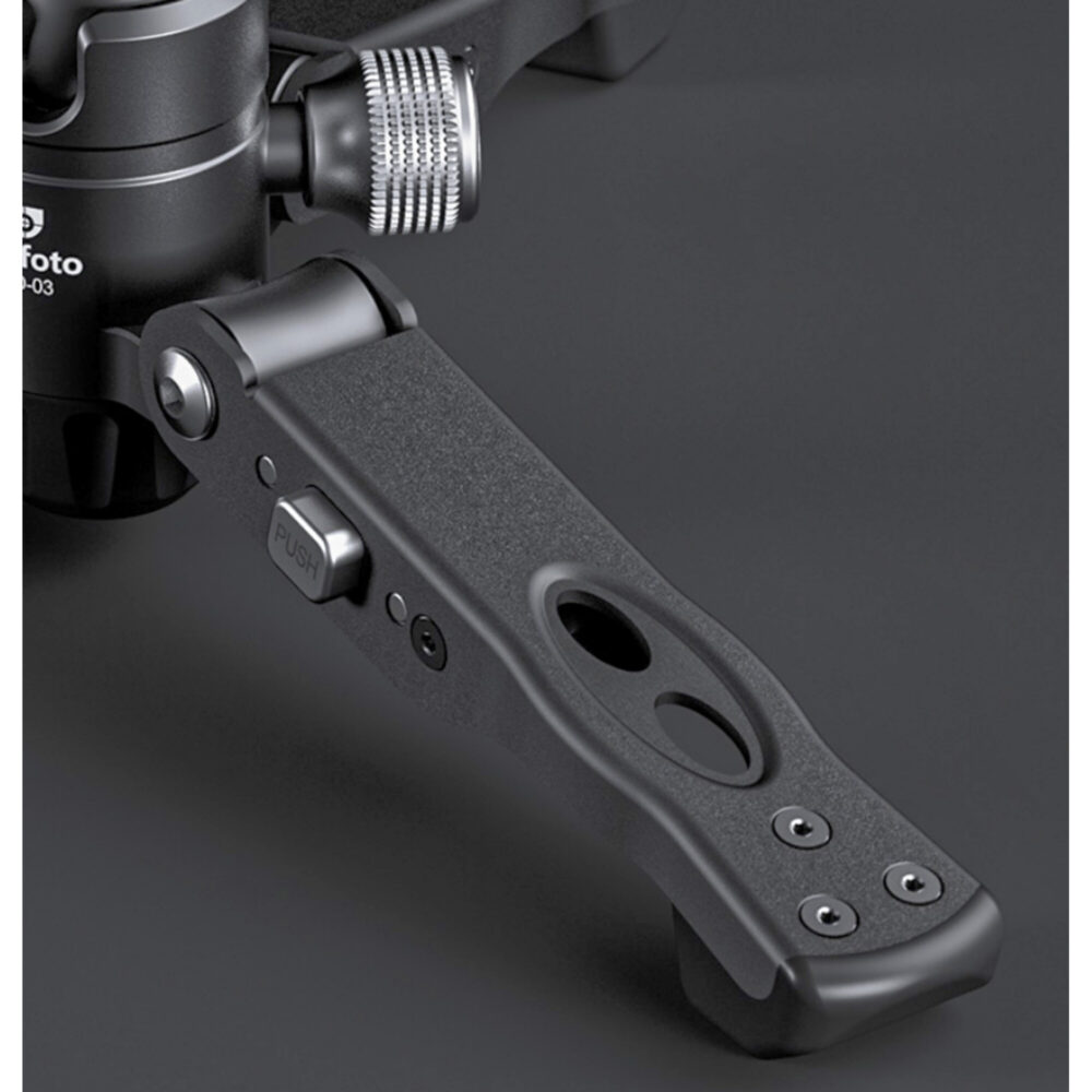 Leofoto MV-324CL Monopod close-up van snelkoppelplaat/zwaluwstaartplaat