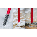 Leofoto LA-284C Tripod titanium spikevoeten in water en zand voor kustgebruik
