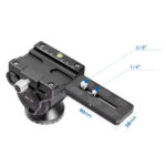 Leofoto LVM-323C Tripod close-up van halbschaal/nivelleerbasis met schaalverdeling