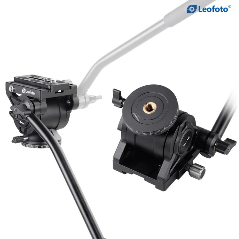 Leofoto LVM-323C Tripod close-up van beenklem met rubber grip op pootsegment