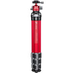Leofoto LA-324C Tripod ingeklapt in transportstand met poten samengevouwen
