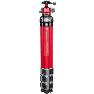 Leofoto LA-324C Tripod ingeklapt in transportstand met poten samengevouwen