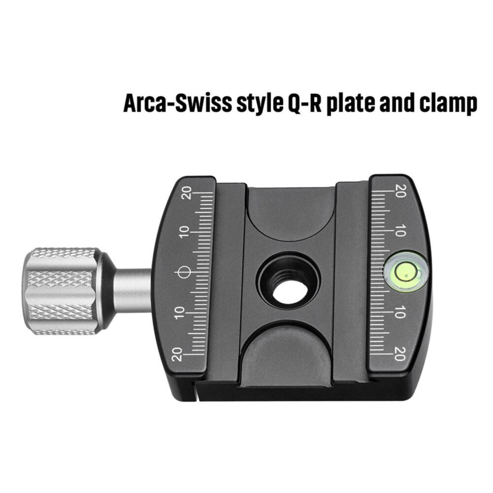 Leofoto LA-324C Tripod close-up van LH-40 balhoofd met Arca-Swiss klem en panoramabasis