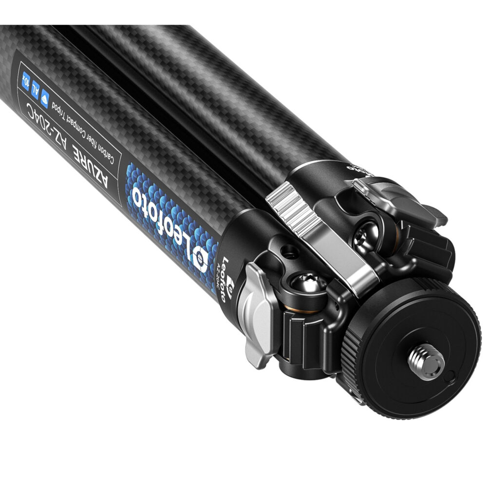 Leofoto AZ-204C Tripod close-up van carbon pootsecties en ovale buisvorm