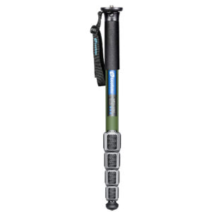 Leofoto MPQ-325C Monopod olijfgroen carbon eenbeinstatief volledig uitgeschoven