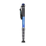 Leofoto MPQ-325C Monopod blauw carbon eenbeenstatief met polsriem en waterdichte draaivergrendelingen