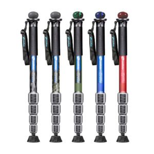 Leofoto MPQ-325C Monopod overzicht van kleurvarianten van de MPQ-325C serie