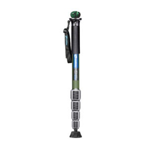 Leofoto MPQ-325C Monopod olijfgroen carbon eenbeenstatief met polsriem en draaivergrendelingen