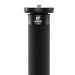 Leofoto MPQ-404C Monopod detail van de bovenste sectie met Leofoto-kop