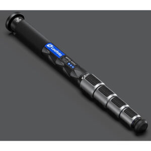 Leofoto MPQ-405C Monopod schuin aanzicht met gripgedeelte en draaglus