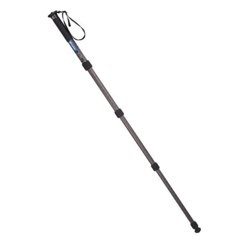 Leofoto MP-285C Monopod volledig uitgeschoven aanzicht met lange werkhoogte