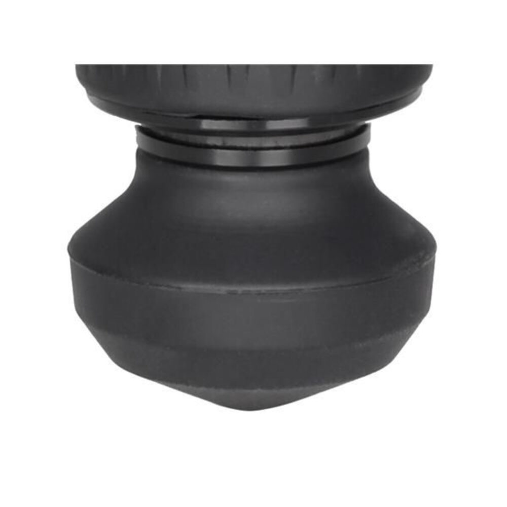 Leofoto MP-366C Monopod close-up van rubbervoet/spike-onderkant