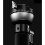 Leofoto MPC-366CL Monopod detail van nivelleerschaal met kantelmechanisme