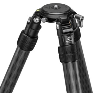 Leofoto SO-322CX Geweerstatief close-up van statiefschouder met X-version hoekstops en draaivergrendeling