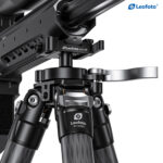 Leofoto ST-364CL Tripod detail van LSC-50 Arca/Picatinny klem met snelspanhefboom