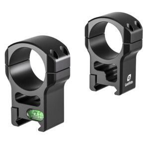 Leofoto SR-3036 Montageringen set van twee 30mm ringen met geïntegreerde waterpas