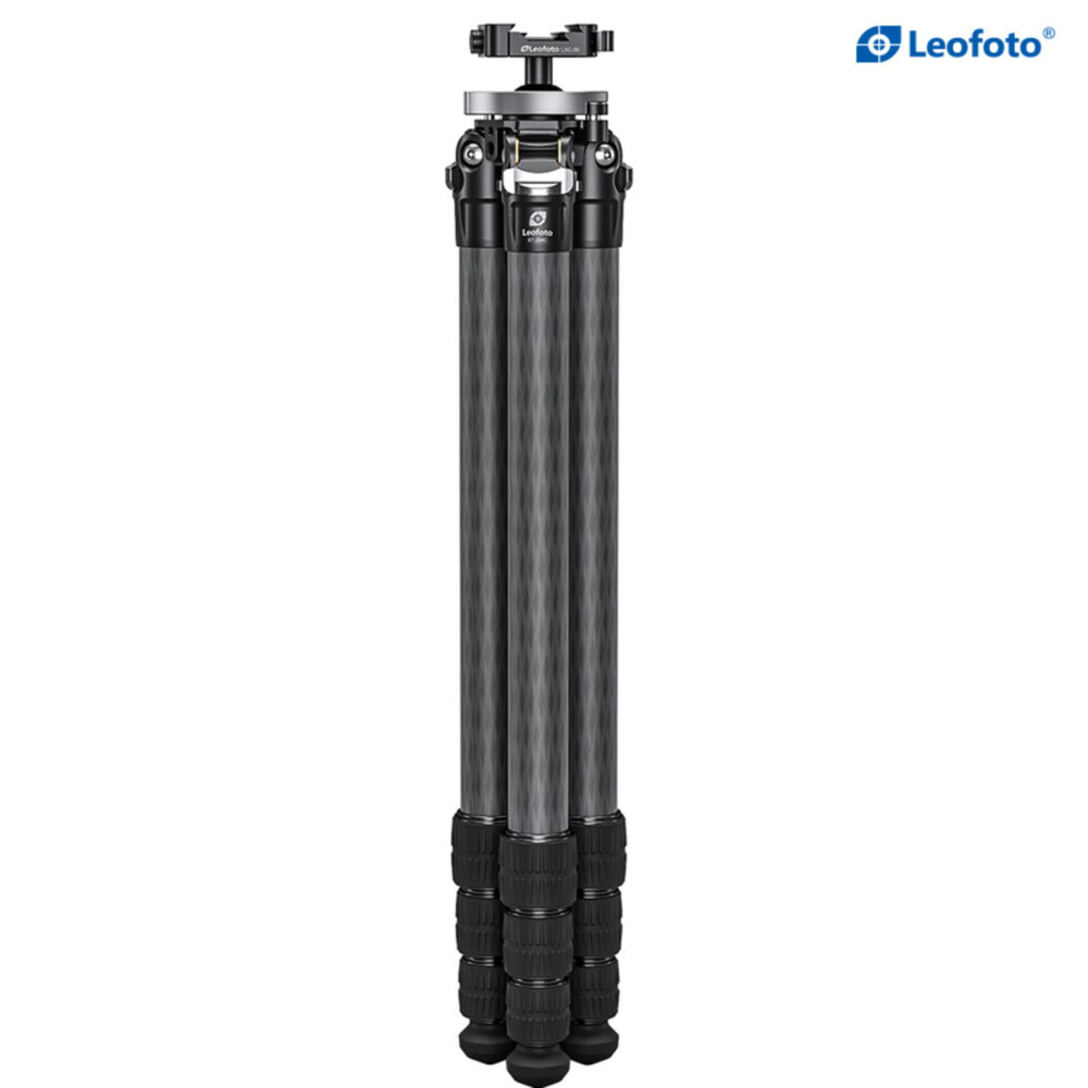 Leofoto ST-324C Tripod ingeklapt met compact pakformaat