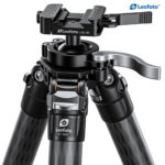 Leofoto ST-324C Tripod close-up van statiefkop met vergrendelhefboom en nivelleerbasis