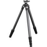 Leofoto SK-324CL Tripod volledig uitgeklapt carbon statief met draaivergrendelingen