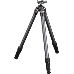 Leofoto SK-324CL Tripod volledig uitgeklapt carbon statief met draaivergrendelingen