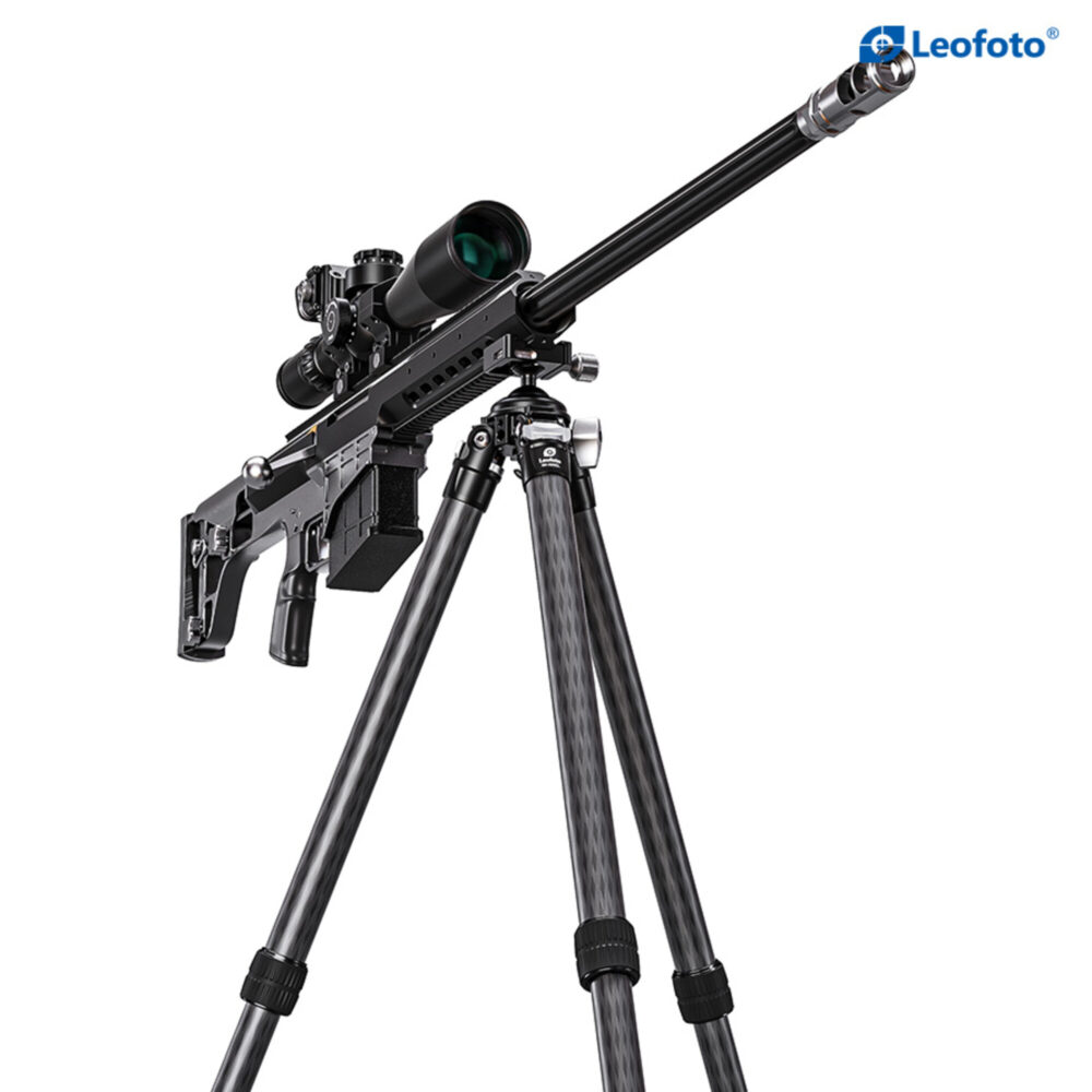 Leofoto SK-324CL Tripod langwapen op statief in verhoogde schiet- of observatiepositie