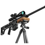 Leofoto SMP-01 Adapter langwapen op statief met shooting bag als stabiele ondersteuning