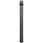 Leofoto SO-282C Geweerstatief close-up van carbon pootsegment met ruitweving