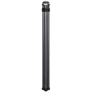 Leofoto SO-282C Geweerstatief close-up van carbon pootsegment met ruitweving