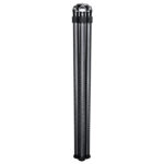 Leofoto-SO-322C-Inverted-1 Leofoto SO-322C Inverted Geweerstatief close-up van carbon pootbuis met ruitweving