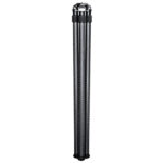 Leofoto SO-362C Geweerstatief detail van pootbuis met carbon weving en markeringen