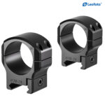Leofoto SR-3024 Montageringen zijaanzicht van de ringen met Picatinny-klemming