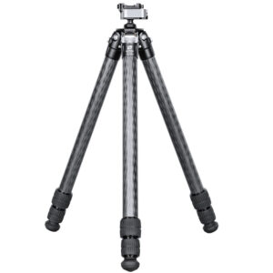 Leofoto SA-403C Tripod volledig uitgeklapt carbon statief op neutrale achtergrond
