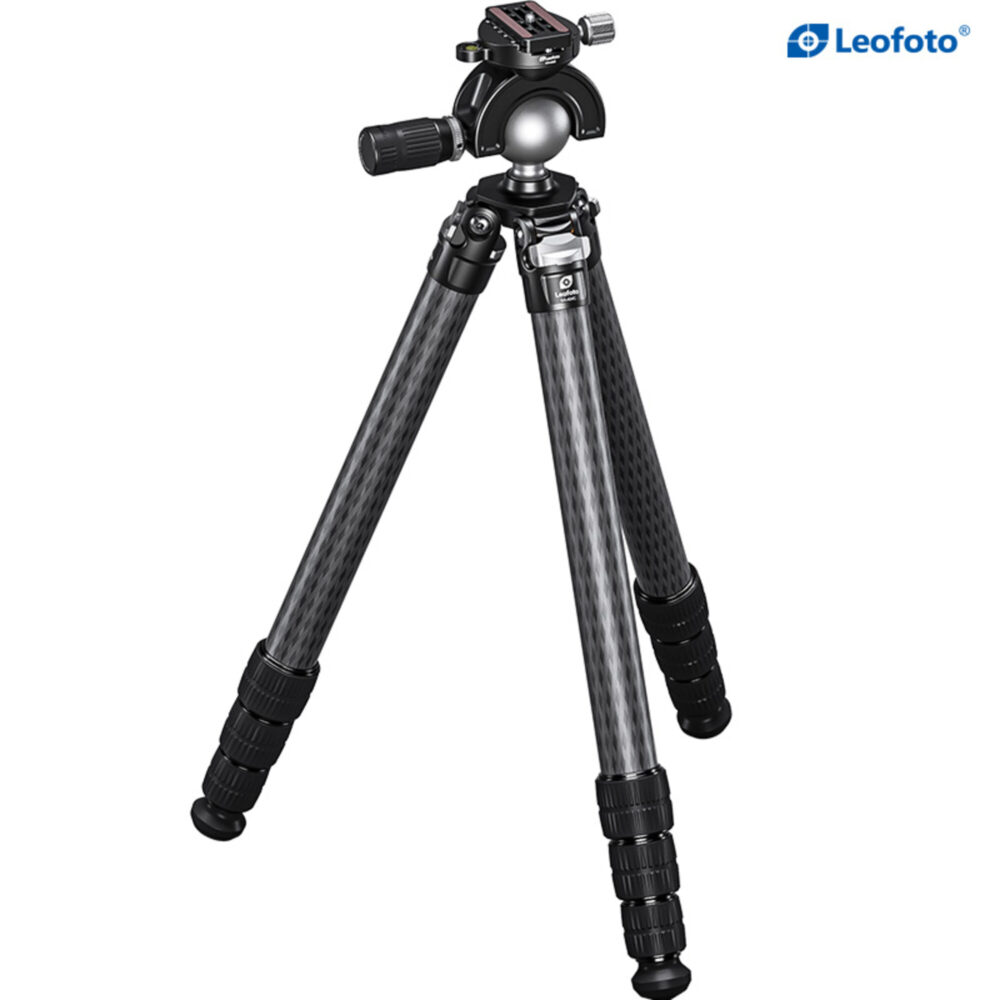 Leofoto SA-404C Tripod statief in andere stand met spreidstand poten