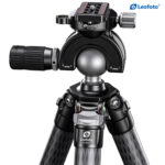 Leofoto SA-364C Tripod close-up van MH-50 balhoofd op statief met Arca-klem