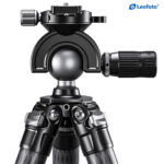 Leofoto SA-364C Tripod vooraanzicht van balhoofd op statiefbasis