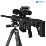 Leofoto SA-364C Tripod geweeropstelling op statief als schietsteun
