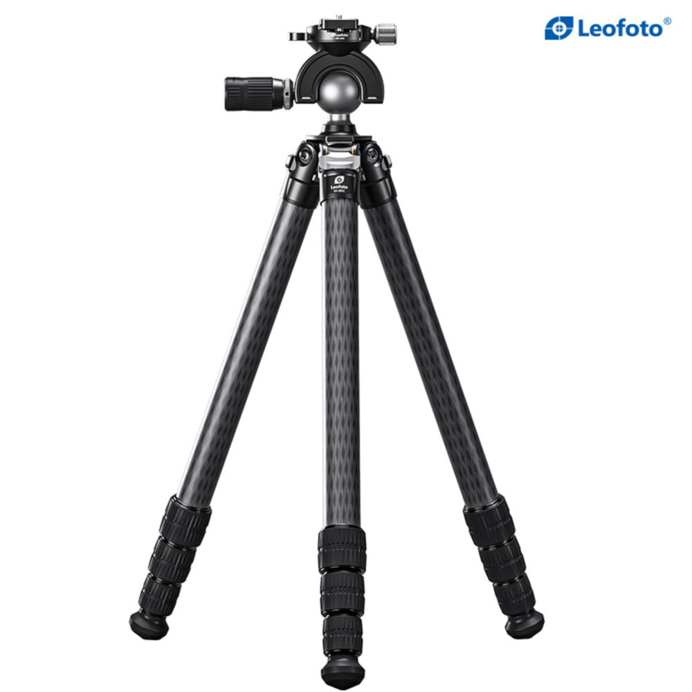 Leofoto SA-364C Tripod uitgeklapt met poten in standaardstand
