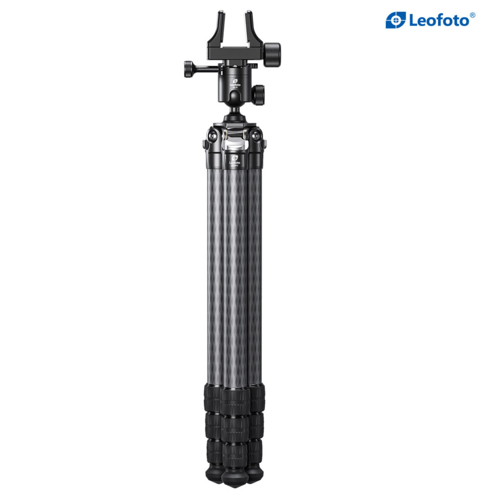 Leofoto SA-364C Tripod close-up van carbon pootsegmenten met twist-lock vergrendeling