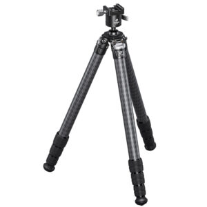 Leofoto SA-364C Tripod volledig uitgeklapt carbon statief met MA-40 kop