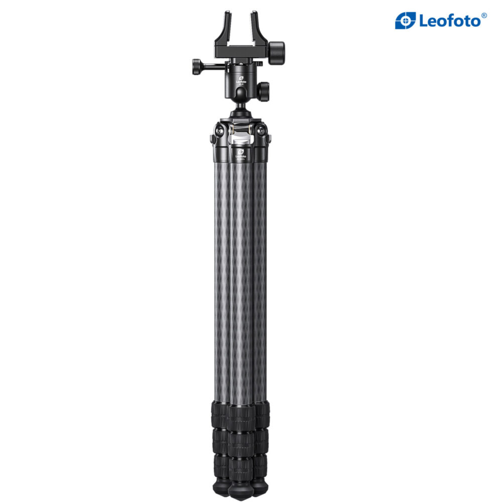 Leofoto SA-364CL Tripod close-up van carbon pootsegmenten met twist-lock vergrendeling