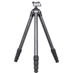 Leofoto SA-364CL Tripod volledig uitgeklapt carbon statief met MA-30L geweeropname
