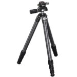 Leofoto SA-324C Tripod volledig statief op poten met gemonteerde kogelkop